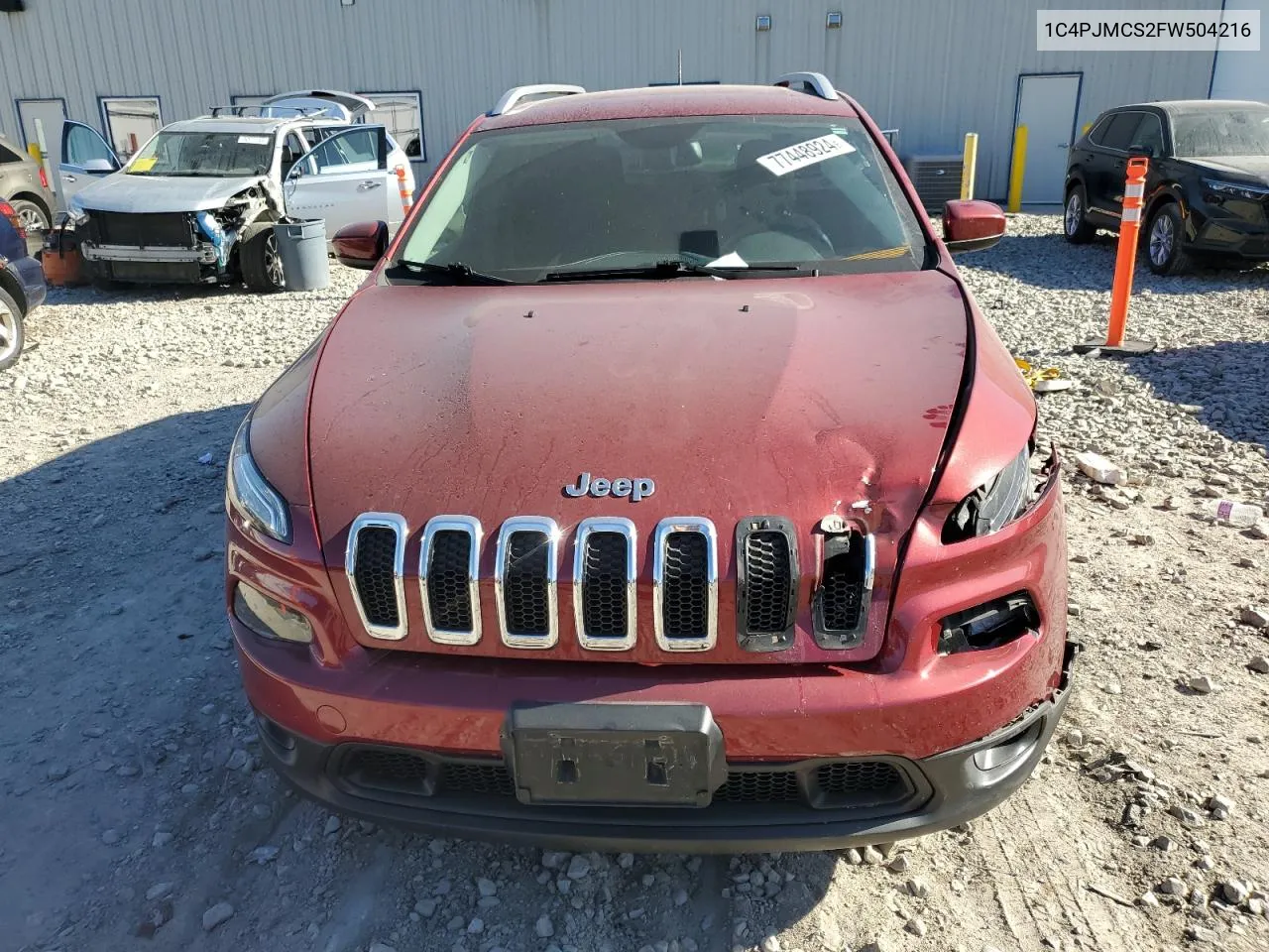 2015 Jeep Cherokee Latitude VIN: 1C4PJMCS2FW504216 Lot: 77448924