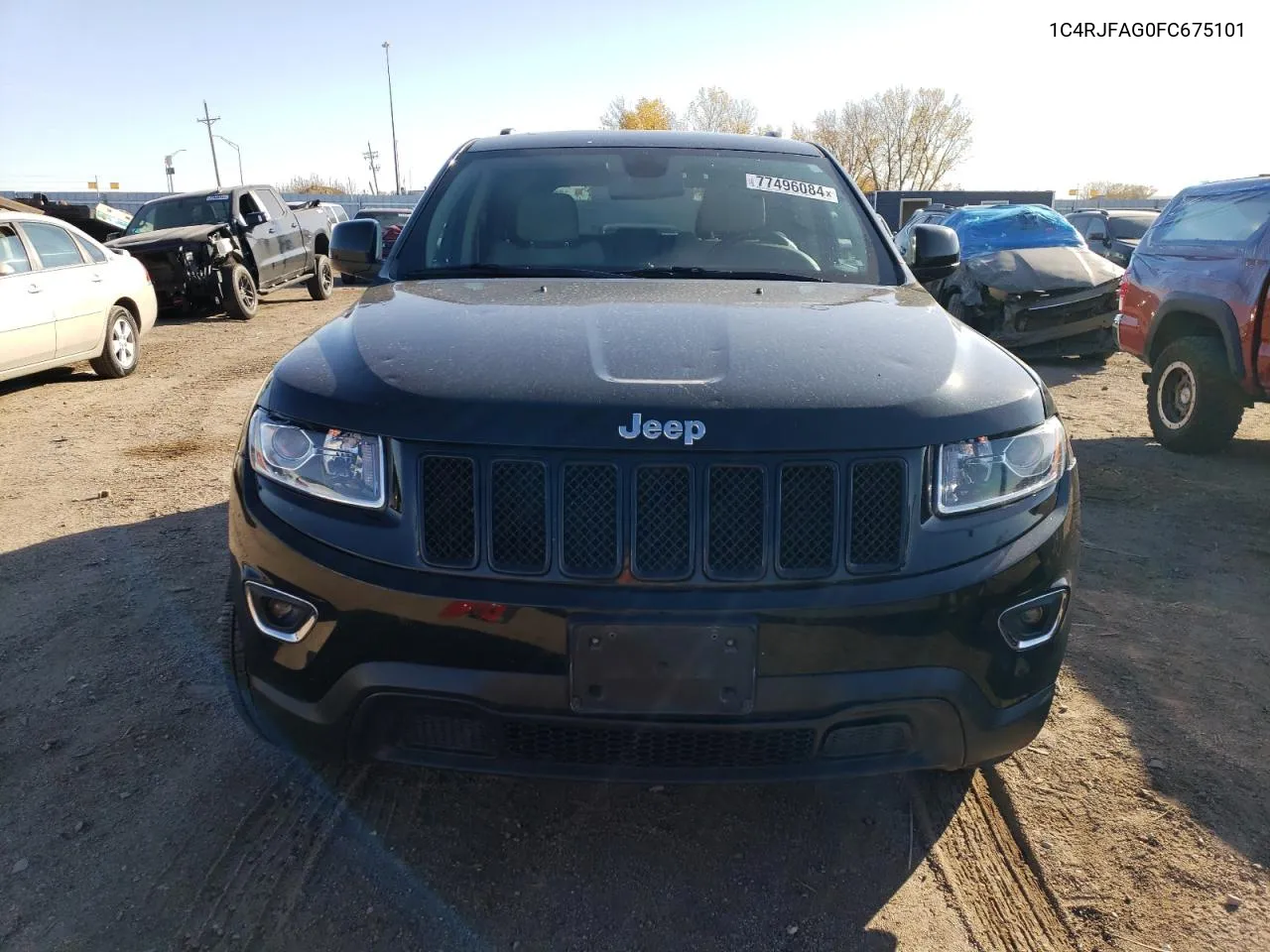 2015 Jeep Grand Cherokee Laredo VIN: 1C4RJFAG0FC675101 Lot: 77496084