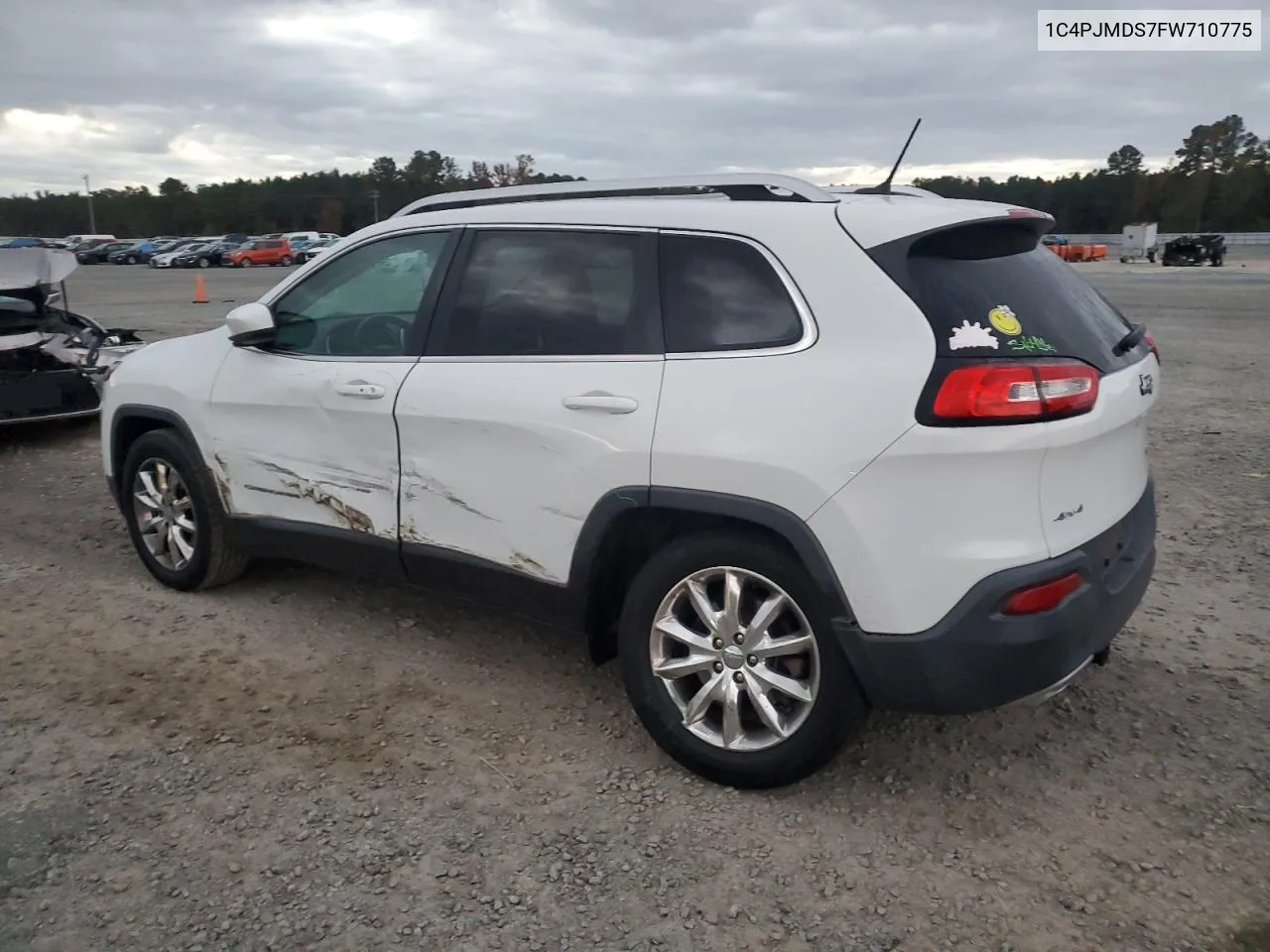 2015 Jeep Cherokee Limited VIN: 1C4PJMDS7FW710775 Lot: 77541834