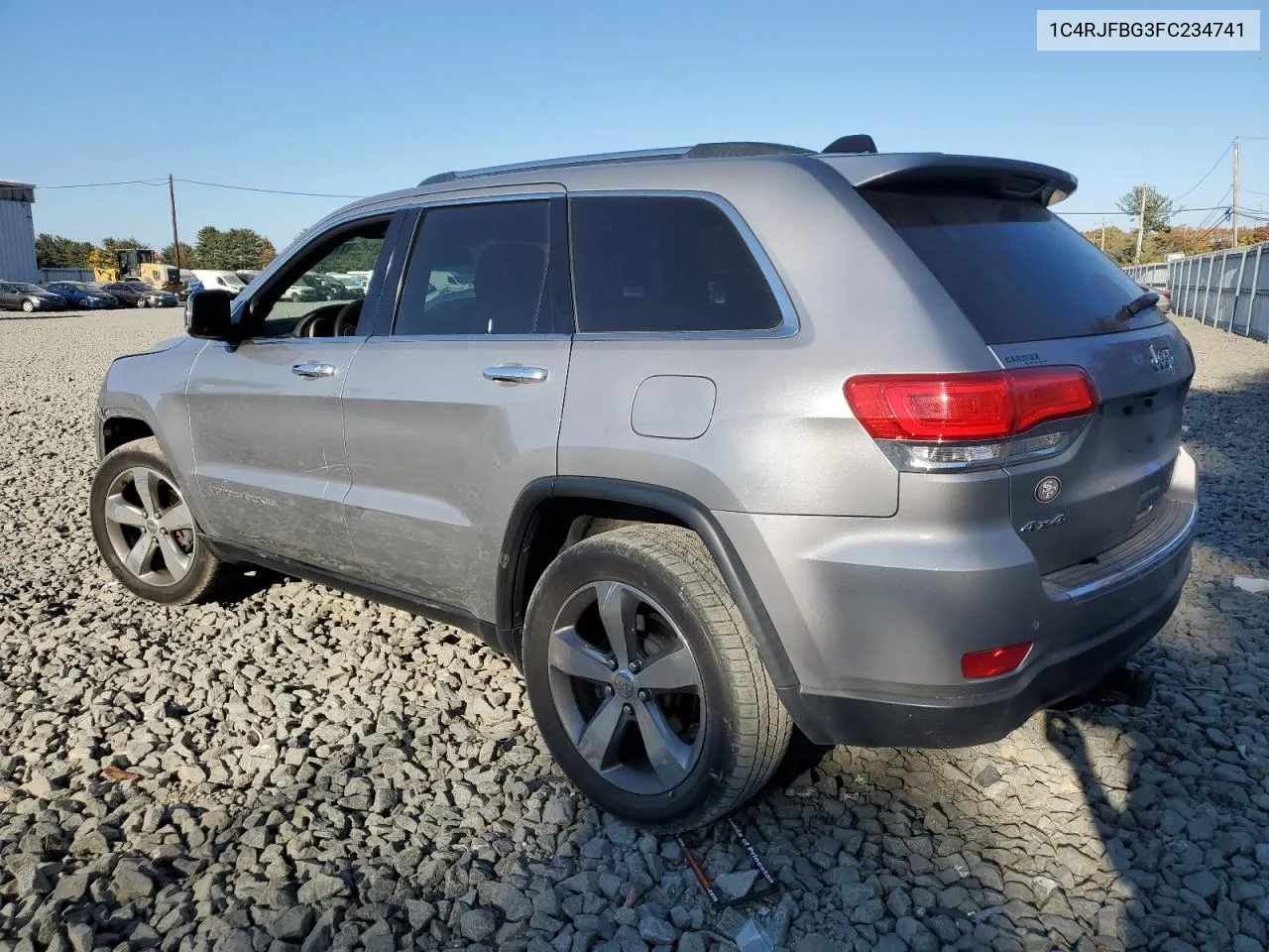 2015 Jeep Grand Cherokee Limited VIN: 1C4RJFBG3FC234741 Lot: 77542154