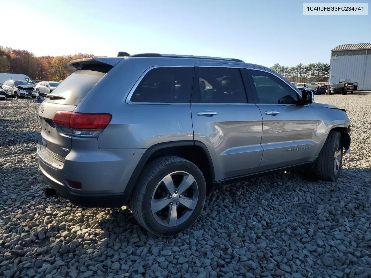 2015 Jeep Grand Cherokee Limited VIN: 1C4RJFBG3FC234741 Lot: 77542154