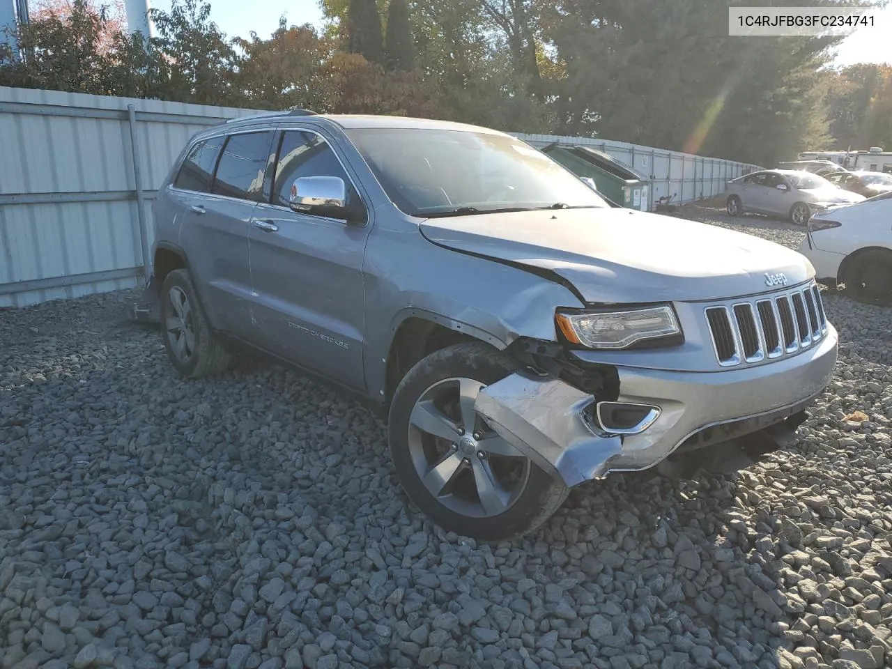 2015 Jeep Grand Cherokee Limited VIN: 1C4RJFBG3FC234741 Lot: 77542154