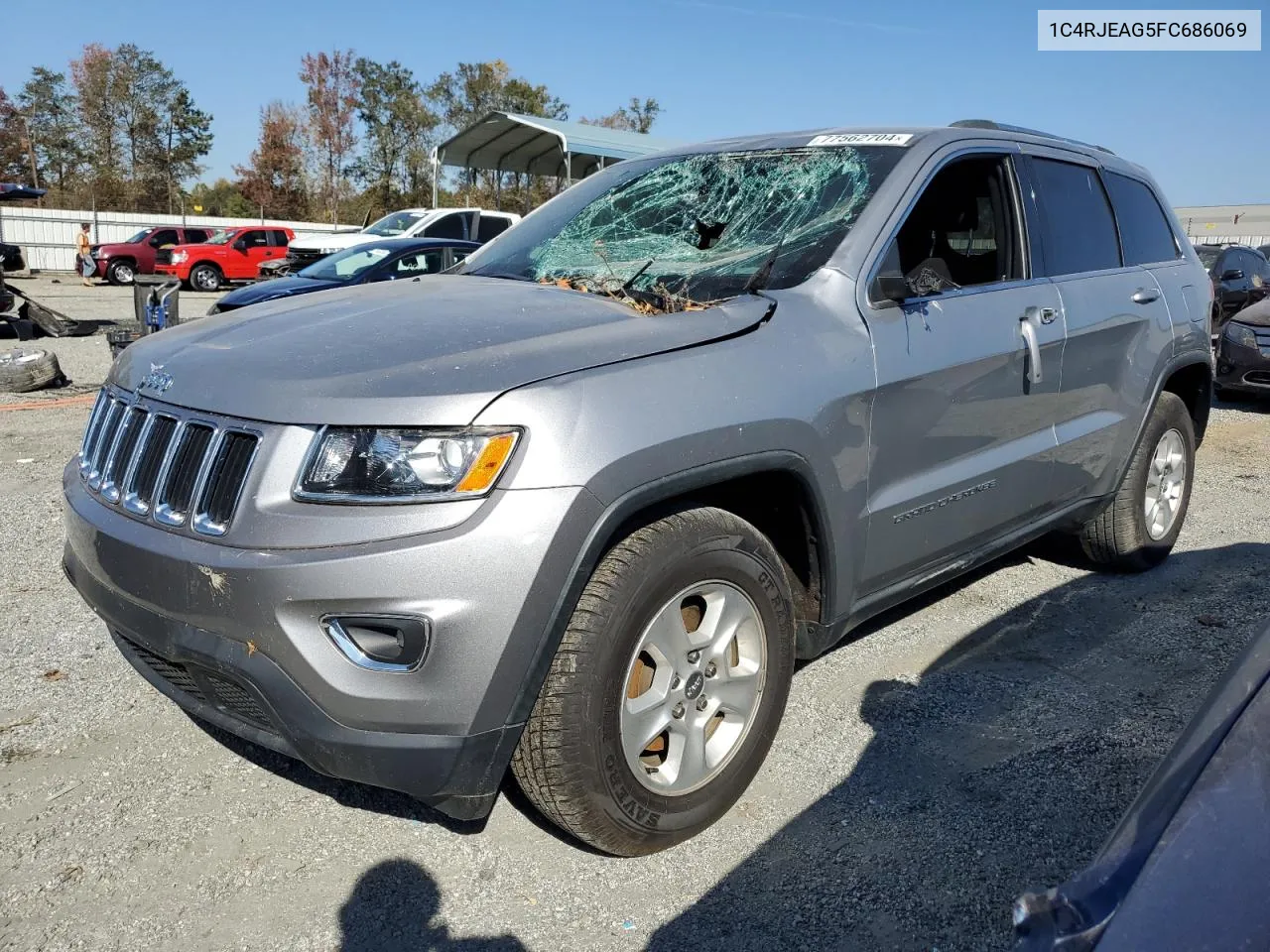 2015 Jeep Grand Cherokee Laredo VIN: 1C4RJEAG5FC686069 Lot: 77562704