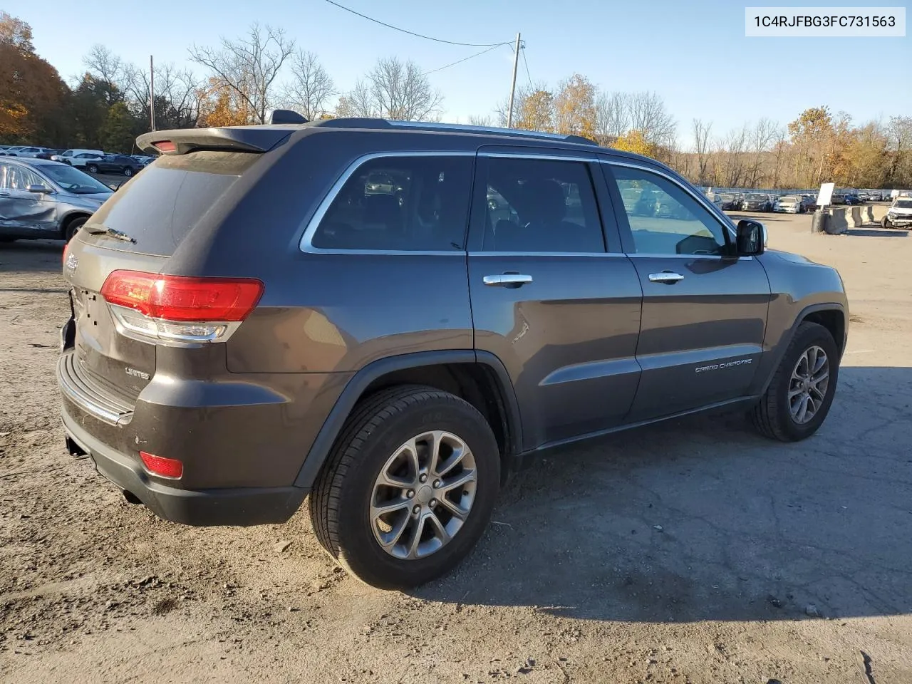 2015 Jeep Grand Cherokee Limited VIN: 1C4RJFBG3FC731563 Lot: 77570864