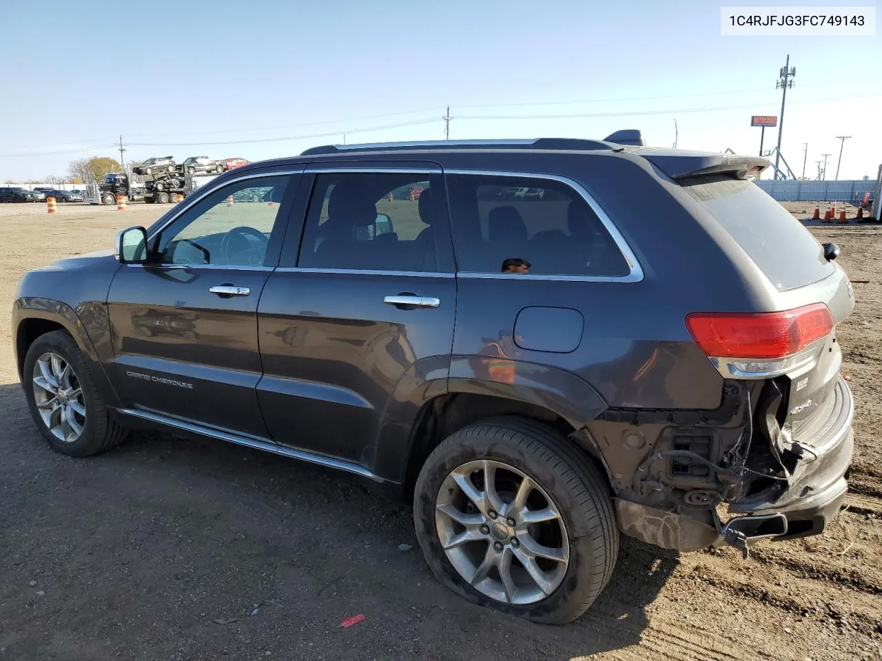 2015 Jeep Grand Cherokee Summit VIN: 1C4RJFJG3FC749143 Lot: 77573184