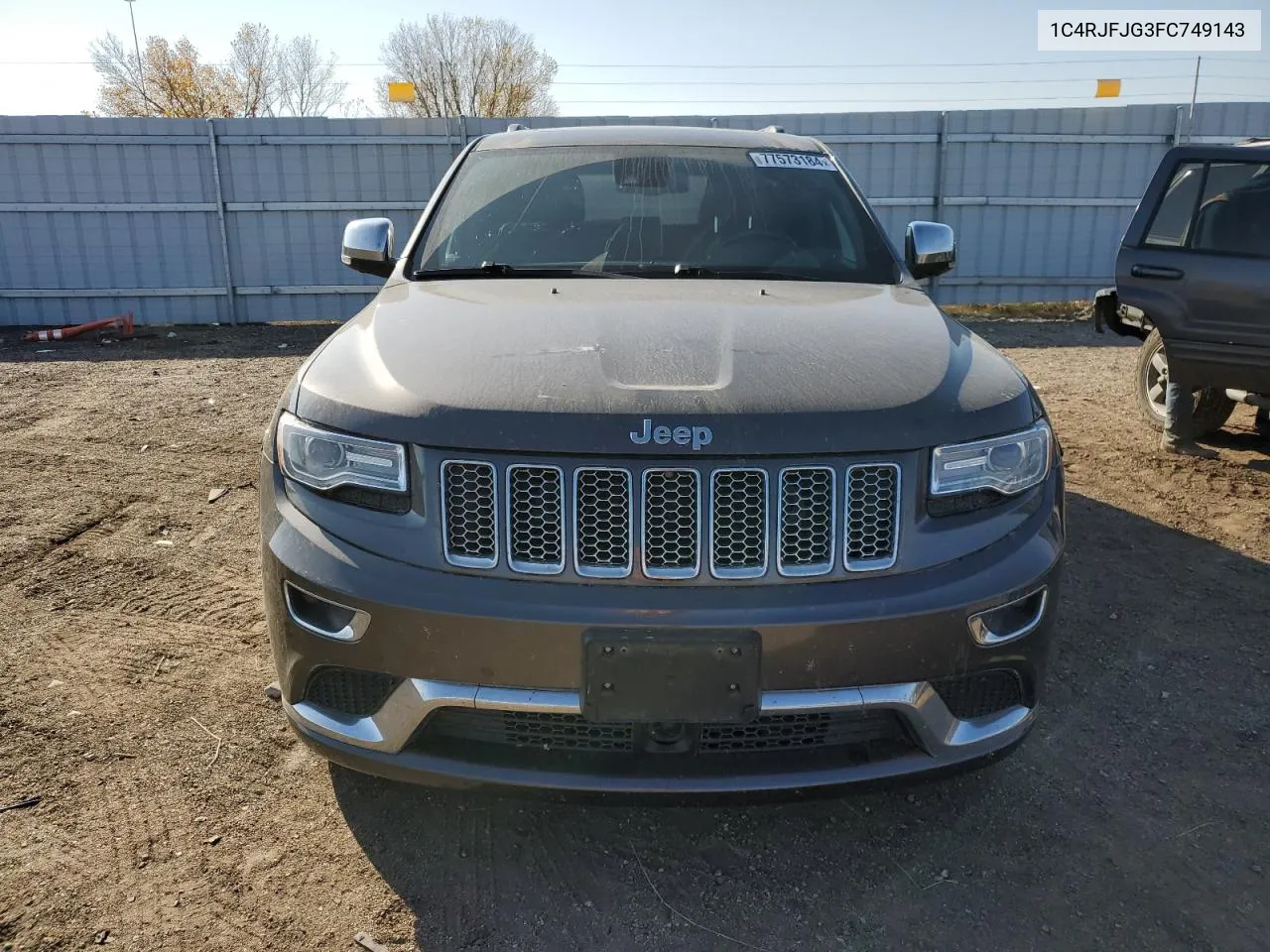 2015 Jeep Grand Cherokee Summit VIN: 1C4RJFJG3FC749143 Lot: 77573184