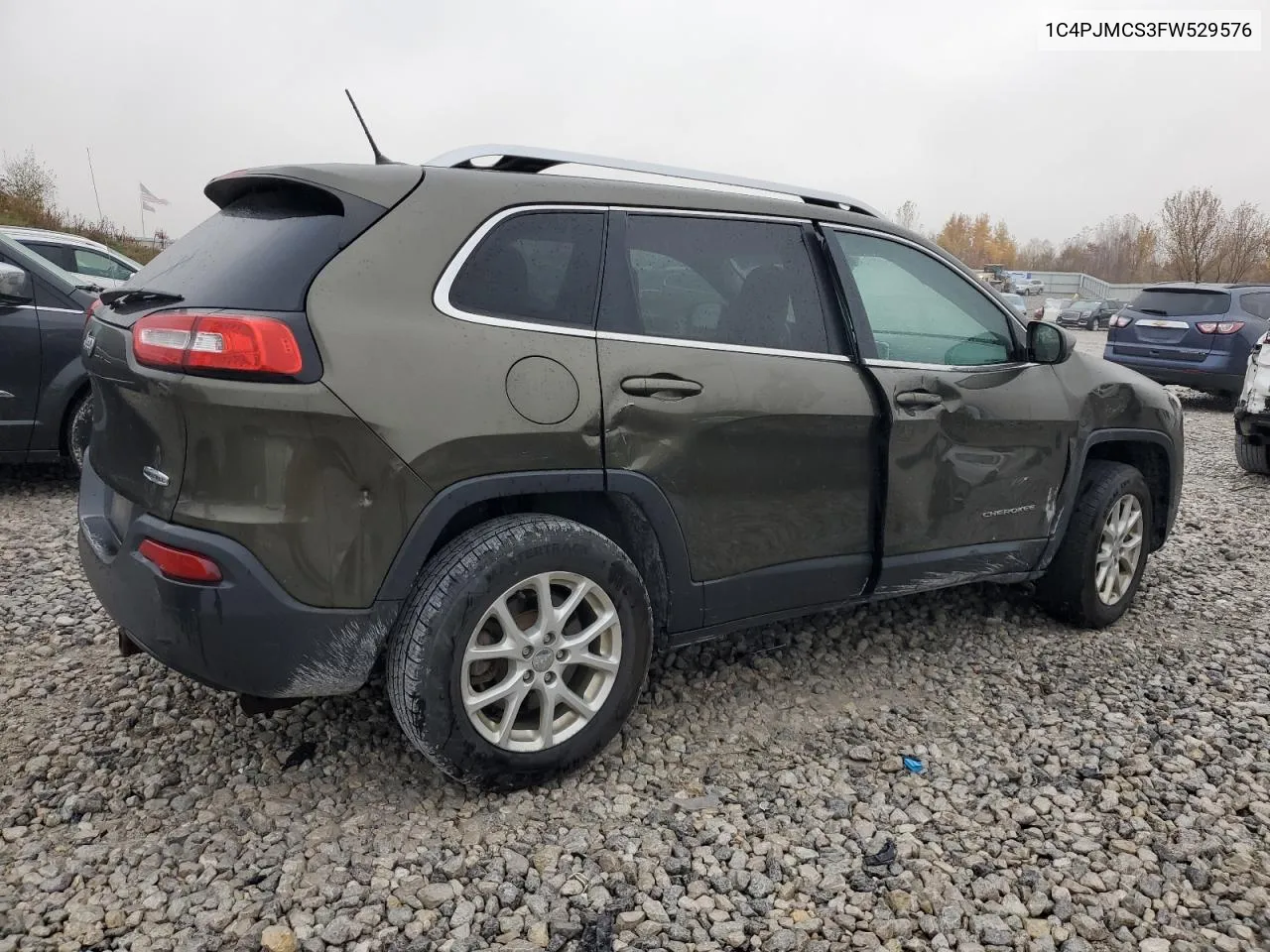 2015 Jeep Cherokee Latitude VIN: 1C4PJMCS3FW529576 Lot: 77579714