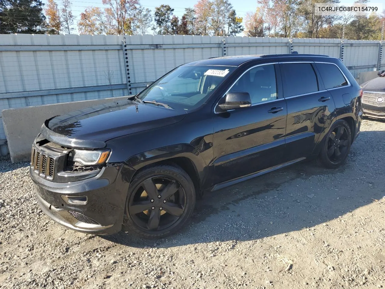 2015 Jeep Grand Cherokee Overland VIN: 1C4RJFCG8FC154799 Lot: 77622324