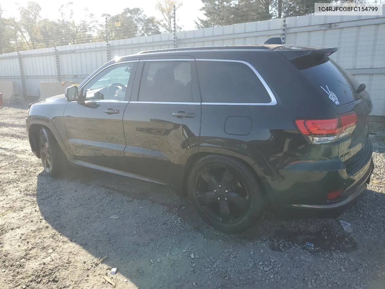 2015 Jeep Grand Cherokee Overland VIN: 1C4RJFCG8FC154799 Lot: 77622324