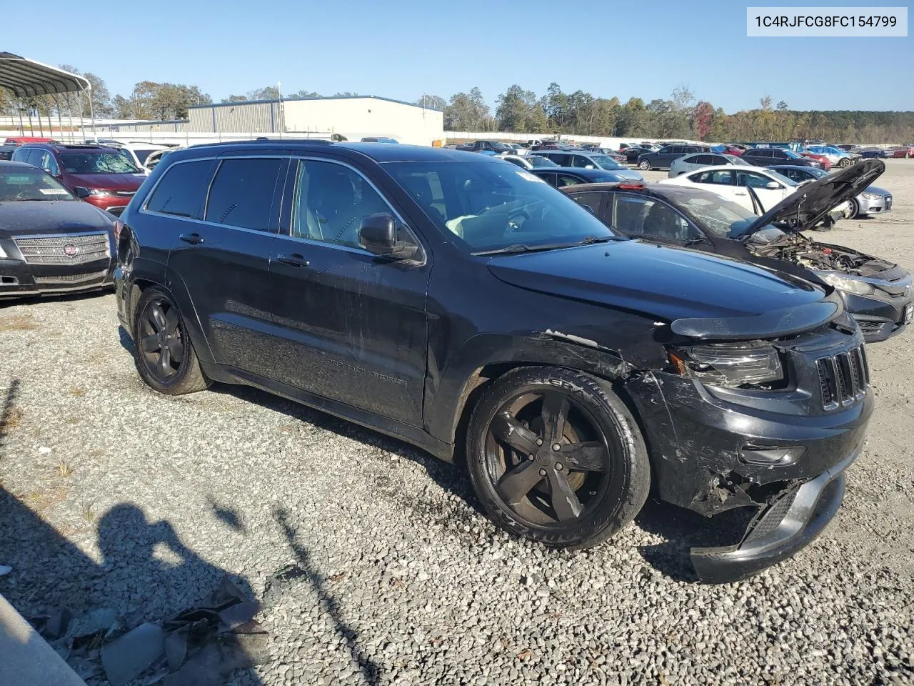 2015 Jeep Grand Cherokee Overland VIN: 1C4RJFCG8FC154799 Lot: 77622324