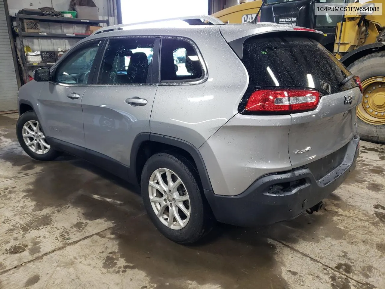 2015 Jeep Cherokee Latitude VIN: 1C4PJMCS1FW654088 Lot: 77677714