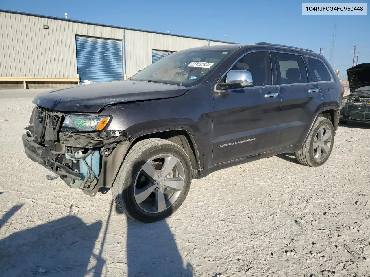 2015 Jeep Grand Cherokee Overland VIN: 1C4RJFCG4FC950448 Lot: 77732104