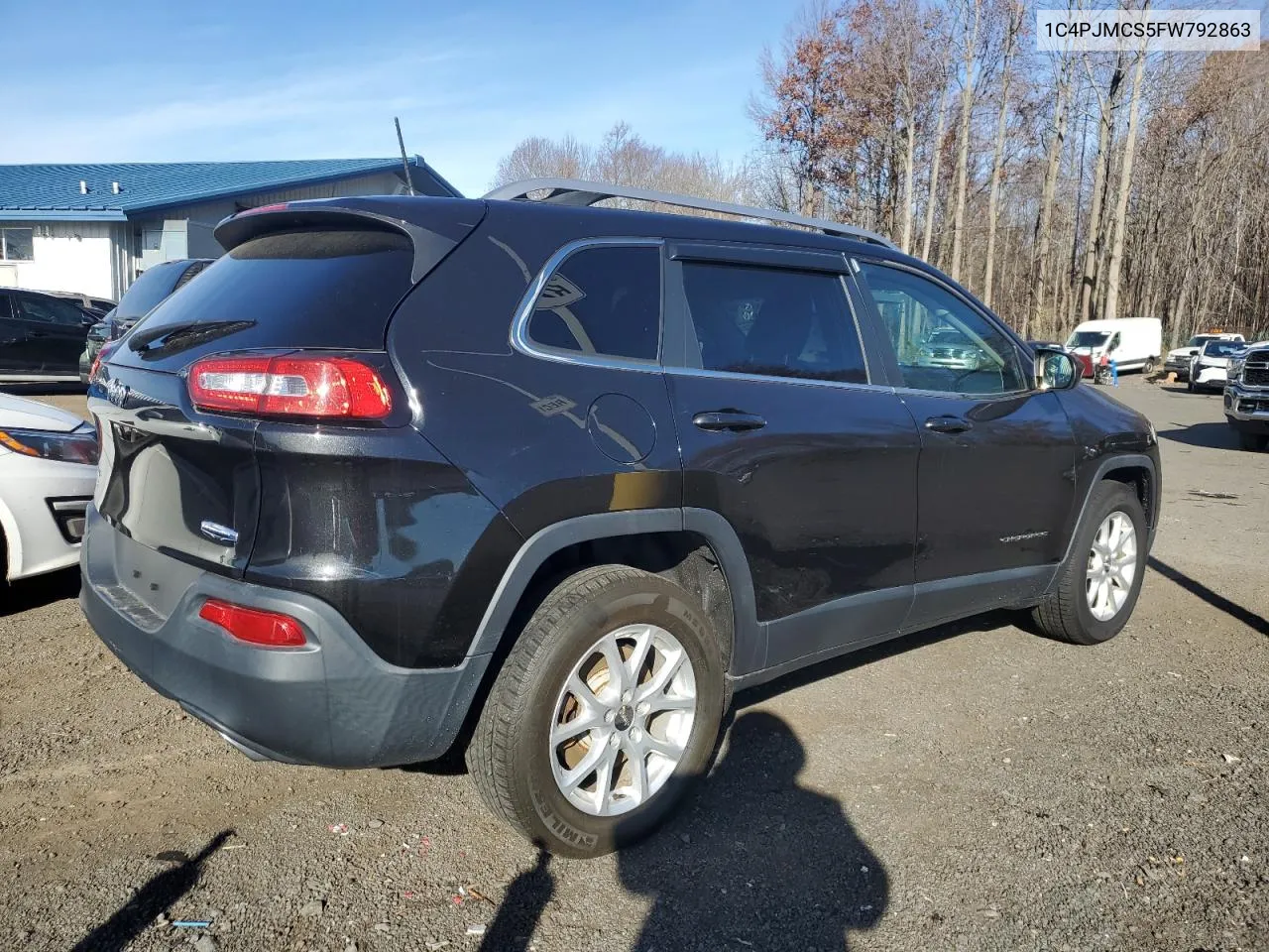 2015 Jeep Cherokee Latitude VIN: 1C4PJMCS5FW792863 Lot: 77743054