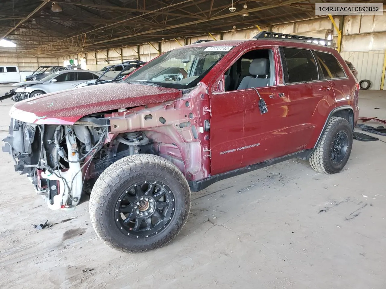 2015 Jeep Grand Cherokee Laredo VIN: 1C4RJFAG6FC893852 Lot: 77812144