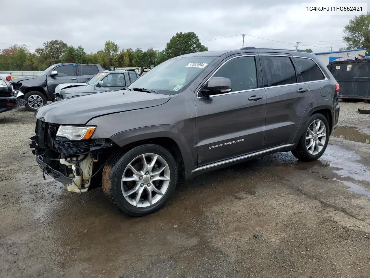 2015 Jeep Grand Cherokee Summit VIN: 1C4RJFJT1FC662421 Lot: 77892594