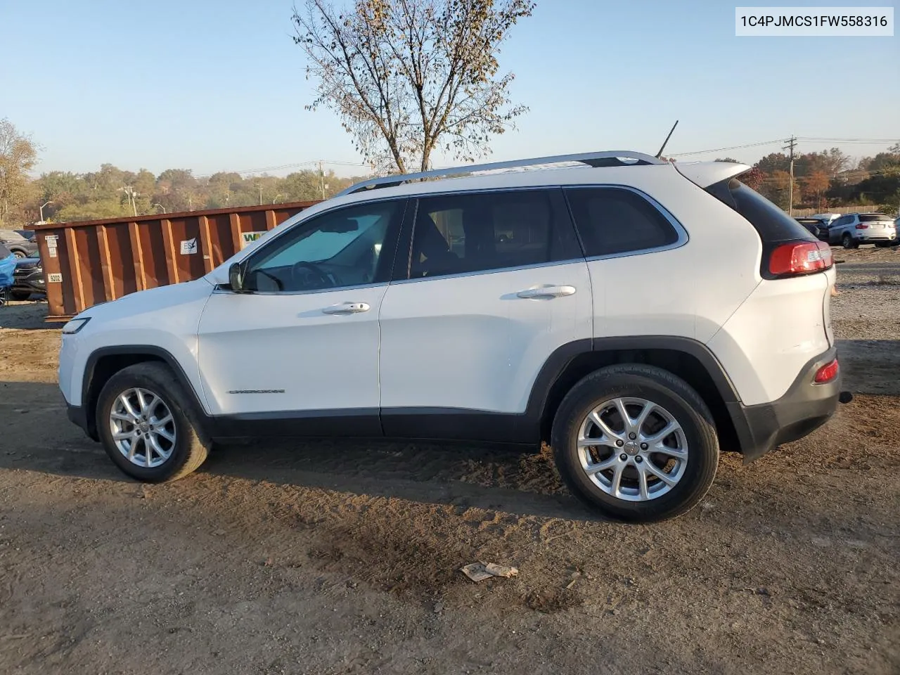 2015 Jeep Cherokee Latitude VIN: 1C4PJMCS1FW558316 Lot: 77914774