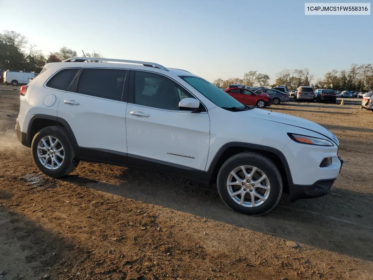 2015 Jeep Cherokee Latitude VIN: 1C4PJMCS1FW558316 Lot: 77914774