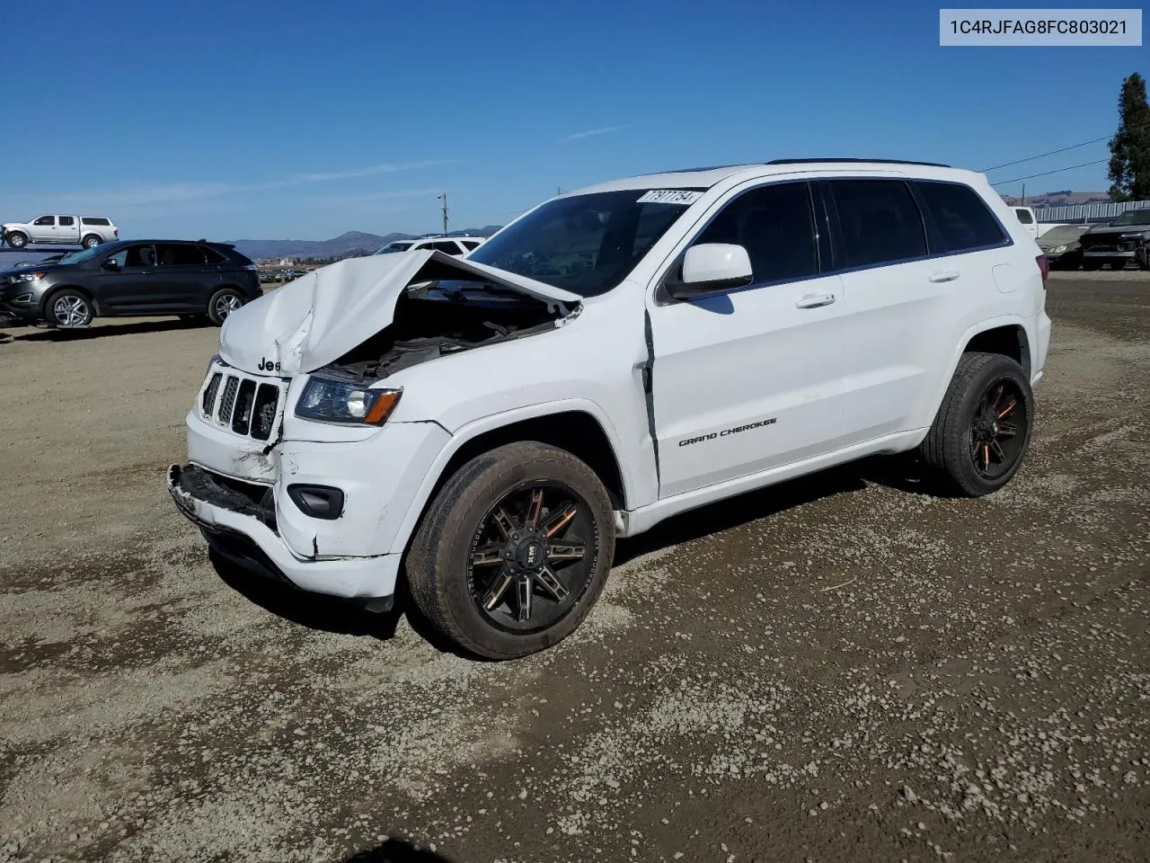 2015 Jeep Grand Cherokee Laredo VIN: 1C4RJFAG8FC803021 Lot: 77977754