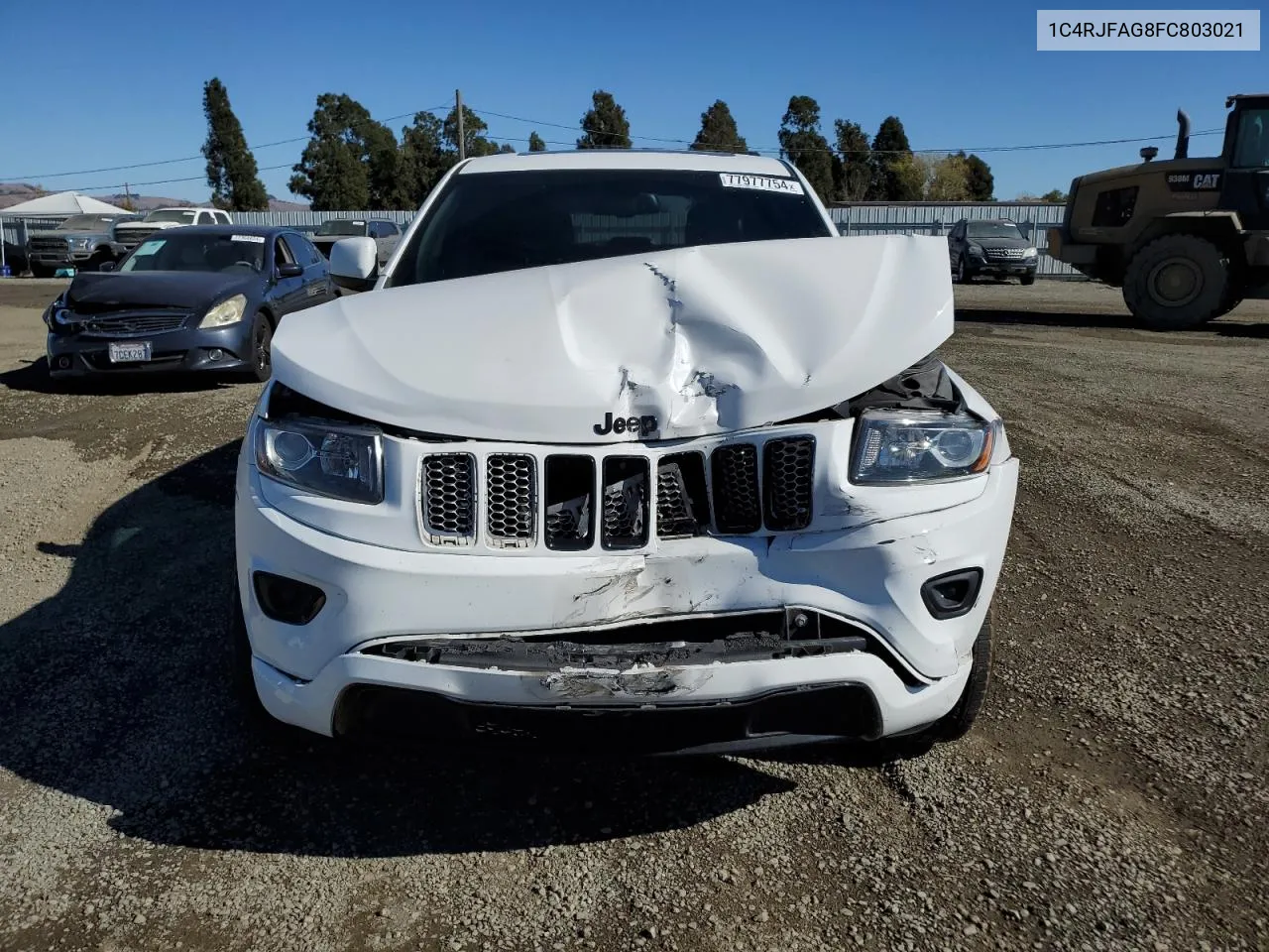 2015 Jeep Grand Cherokee Laredo VIN: 1C4RJFAG8FC803021 Lot: 77977754