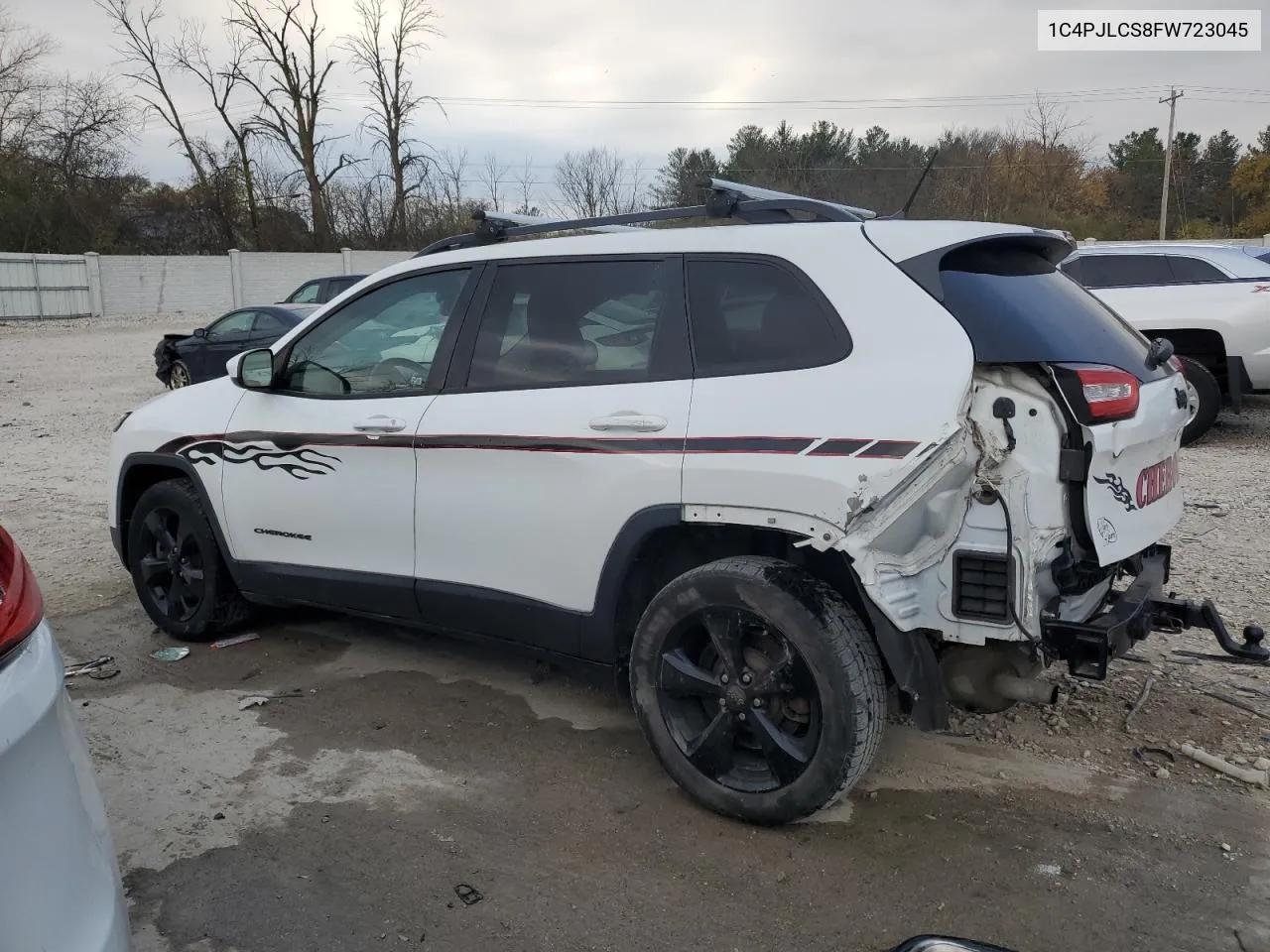 2015 Jeep Cherokee Latitude VIN: 1C4PJLCS8FW723045 Lot: 77983434