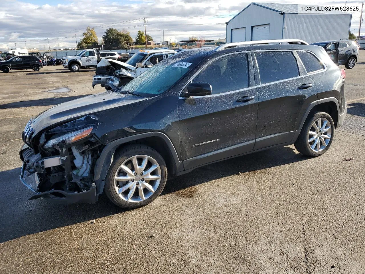 2015 Jeep Cherokee Limited VIN: 1C4PJLDS2FW628625 Lot: 77986544