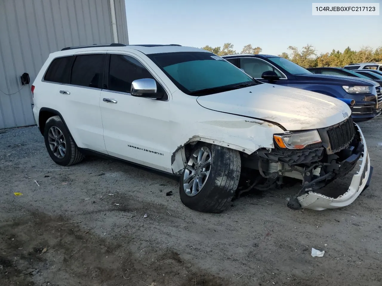 2015 Jeep Grand Cherokee Limited VIN: 1C4RJEBGXFC217123 Lot: 78011634