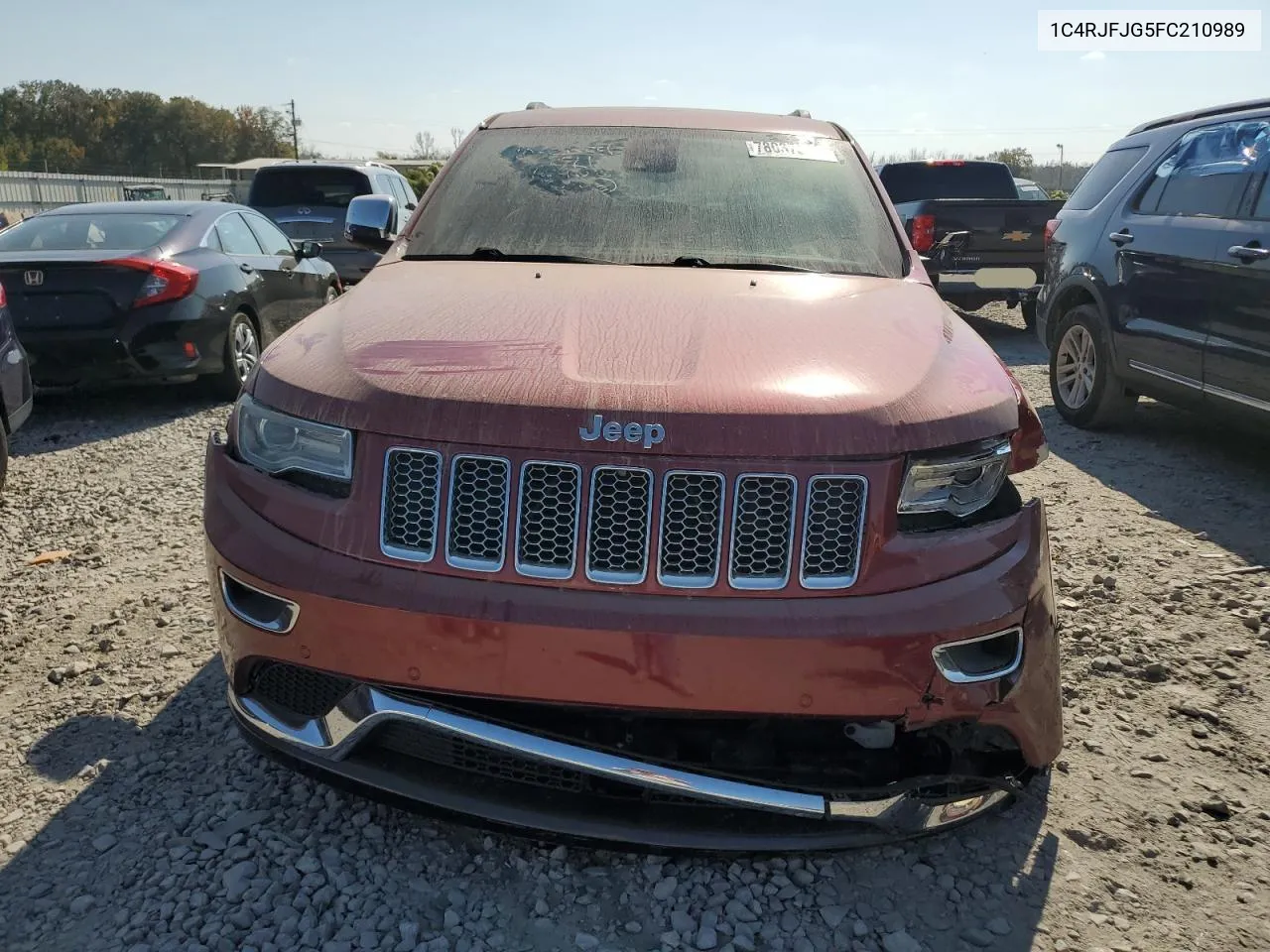 2015 Jeep Grand Cherokee Summit VIN: 1C4RJFJG5FC210989 Lot: 78037834