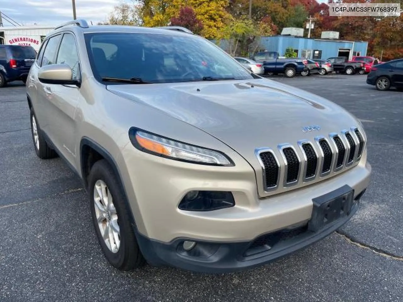 2015 Jeep Cherokee Latitude VIN: 1C4PJMCS3FW768397 Lot: 78075624