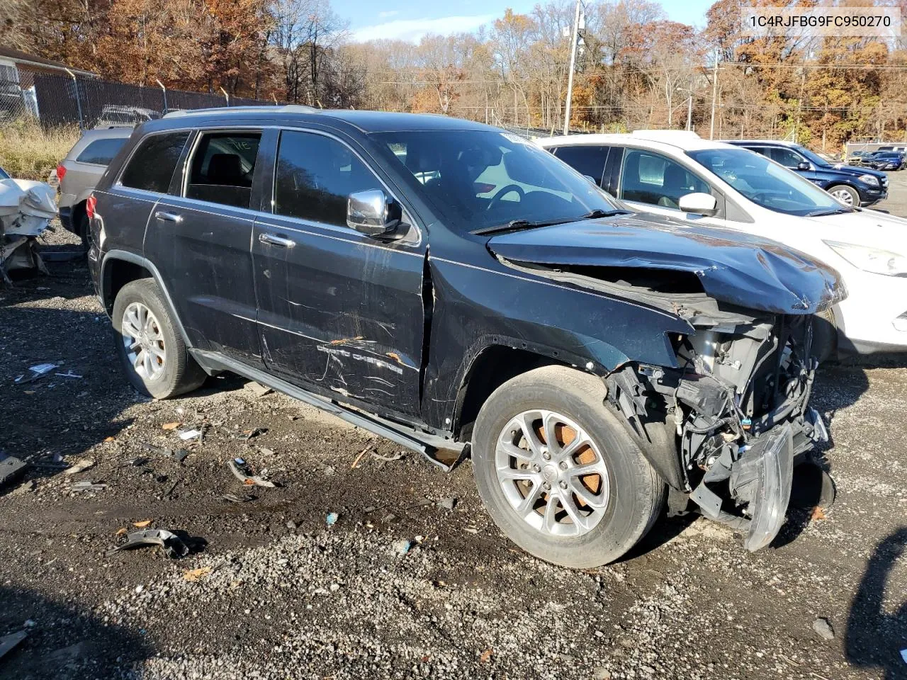 2015 Jeep Grand Cherokee Limited VIN: 1C4RJFBG9FC950270 Lot: 78089754