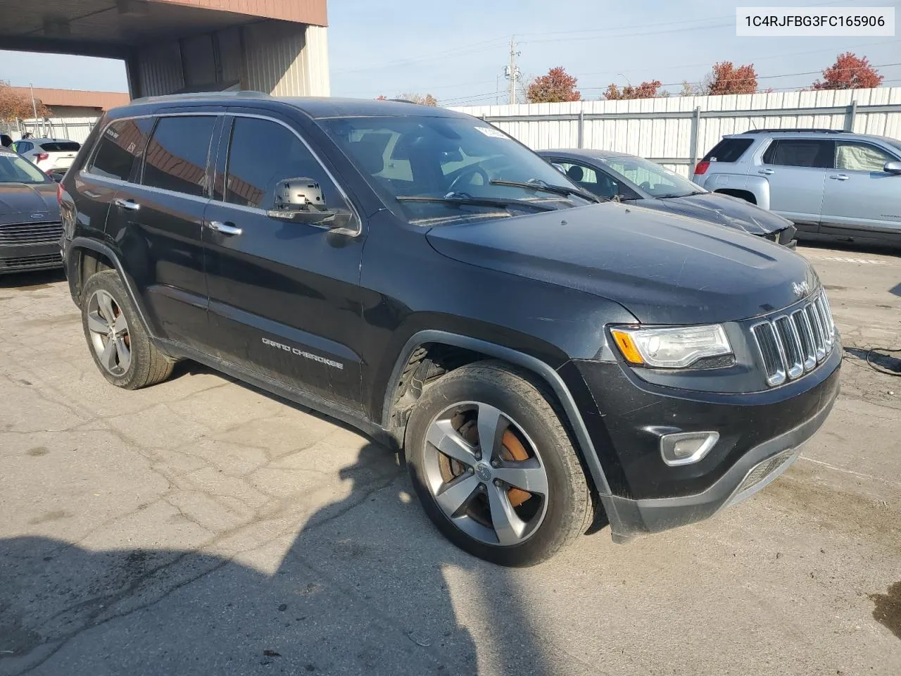 2015 Jeep Grand Cherokee Limited VIN: 1C4RJFBG3FC165906 Lot: 78143064