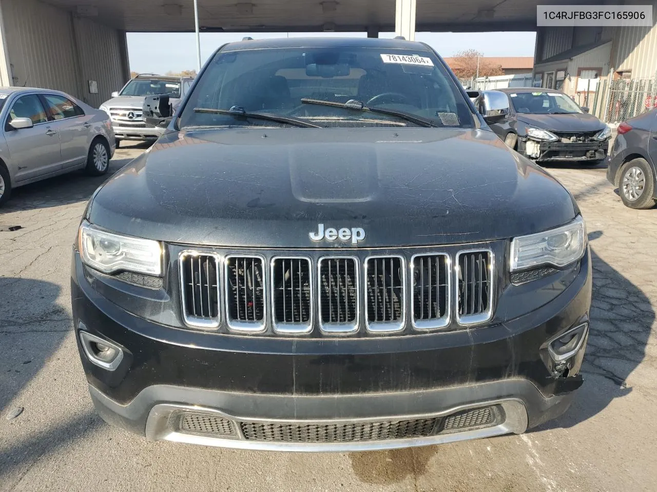 2015 Jeep Grand Cherokee Limited VIN: 1C4RJFBG3FC165906 Lot: 78143064