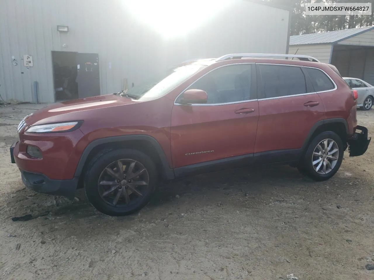 2015 Jeep Cherokee Limited VIN: 1C4PJMDSXFW664827 Lot: 78211904