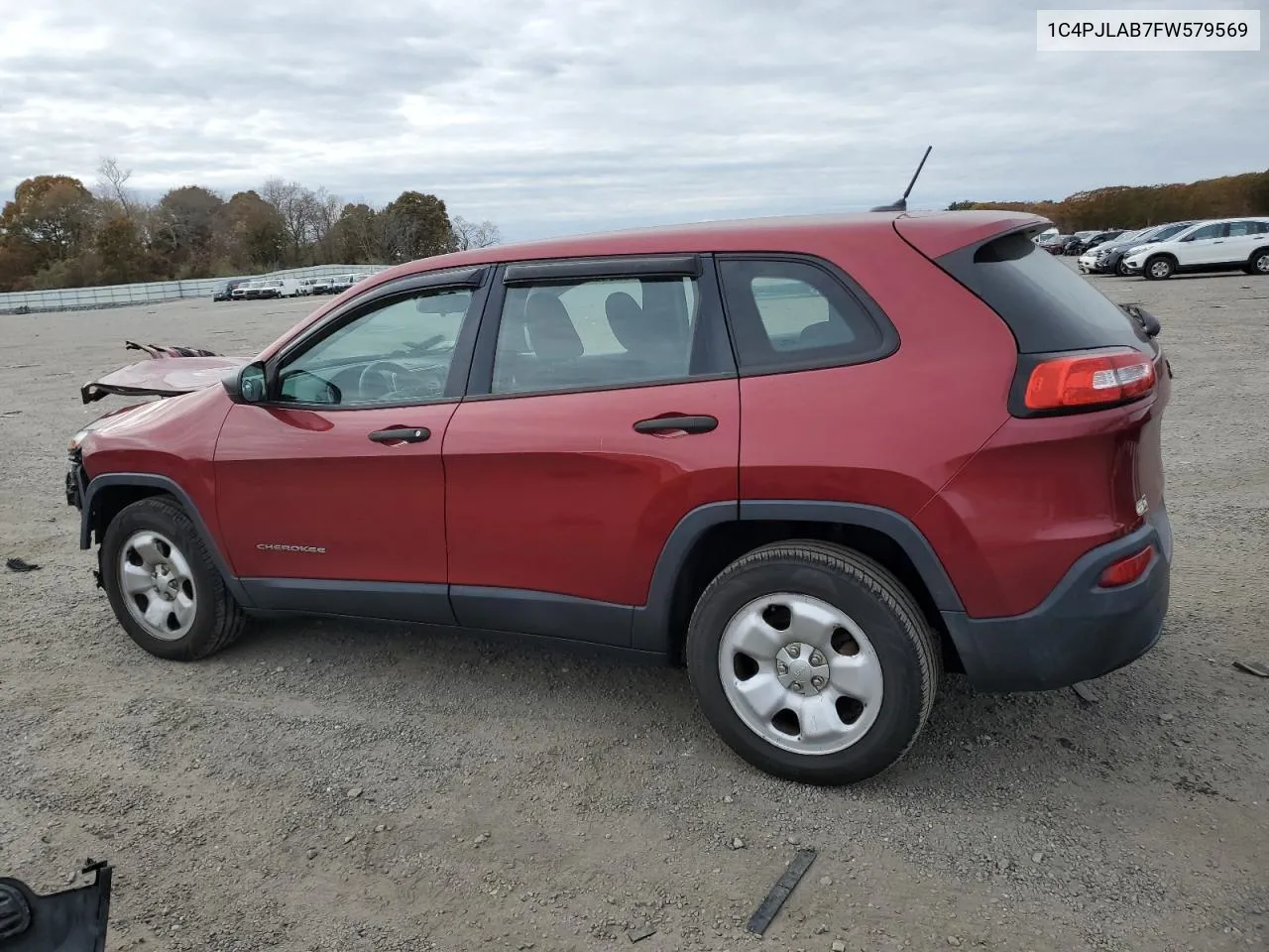 2015 Jeep Cherokee Sport VIN: 1C4PJLAB7FW579569 Lot: 78251914