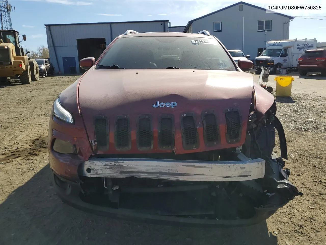 2015 Jeep Cherokee Limited VIN: 1C4PJMDS0FW750826 Lot: 78503004