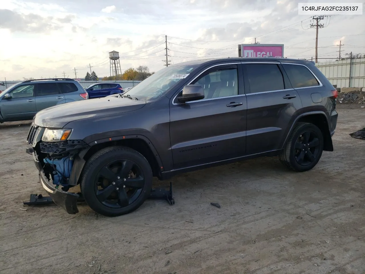 2015 Jeep Grand Cherokee Laredo VIN: 1C4RJFAG2FC235137 Lot: 78508074