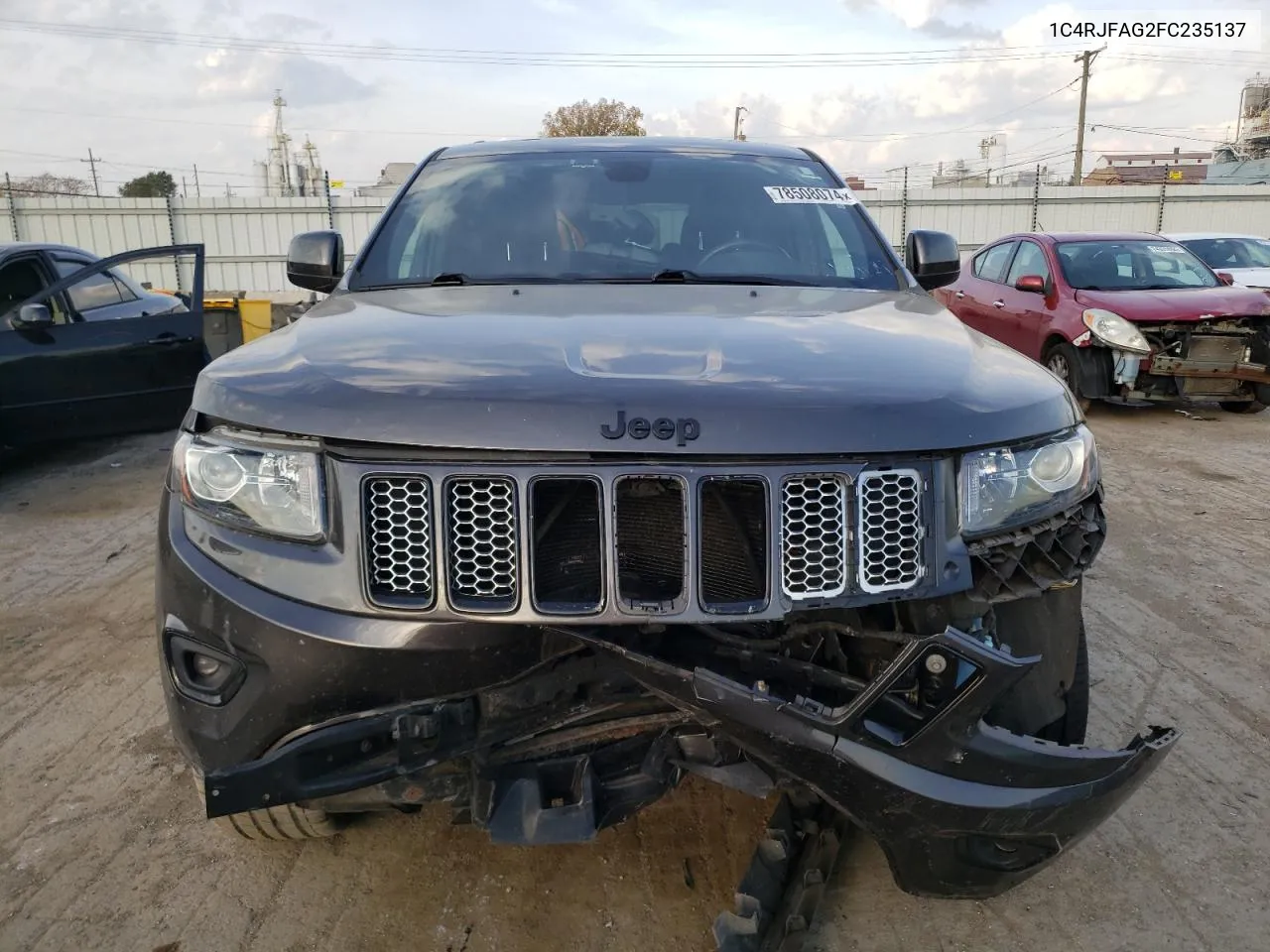 2015 Jeep Grand Cherokee Laredo VIN: 1C4RJFAG2FC235137 Lot: 78508074