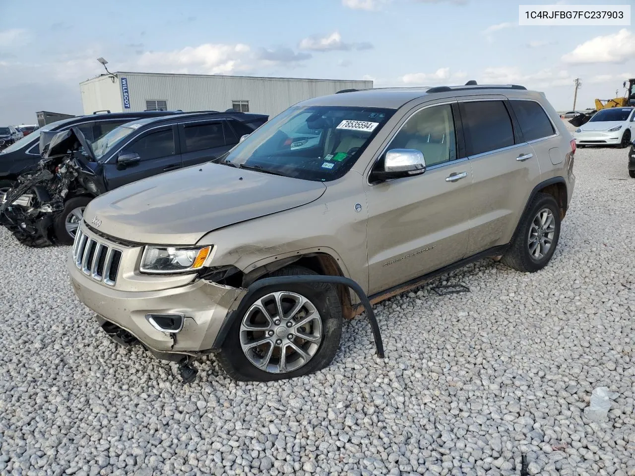 2015 Jeep Grand Cherokee Limited VIN: 1C4RJFBG7FC237903 Lot: 78535594