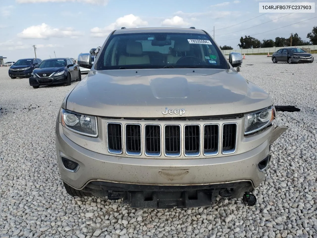 2015 Jeep Grand Cherokee Limited VIN: 1C4RJFBG7FC237903 Lot: 78535594