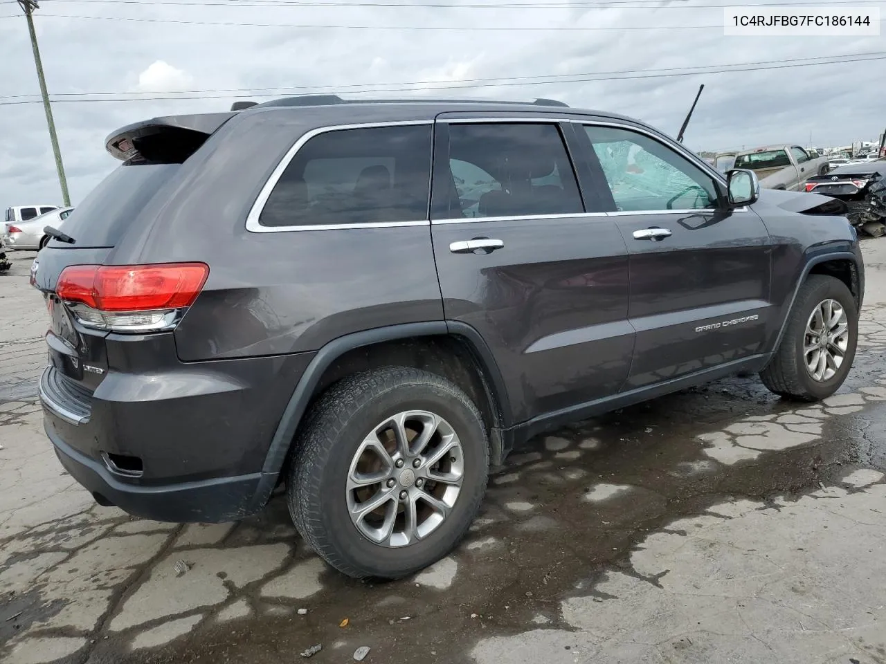 2015 Jeep Grand Cherokee Limited VIN: 1C4RJFBG7FC186144 Lot: 78553274