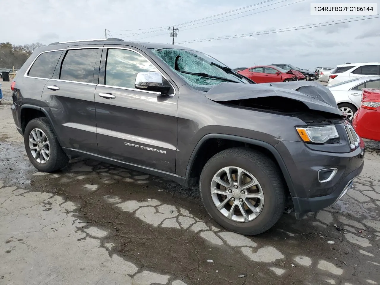 2015 Jeep Grand Cherokee Limited VIN: 1C4RJFBG7FC186144 Lot: 78553274