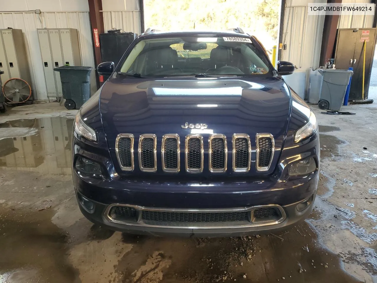 2015 Jeep Cherokee Limited VIN: 1C4PJMDB1FW649214 Lot: 78589354