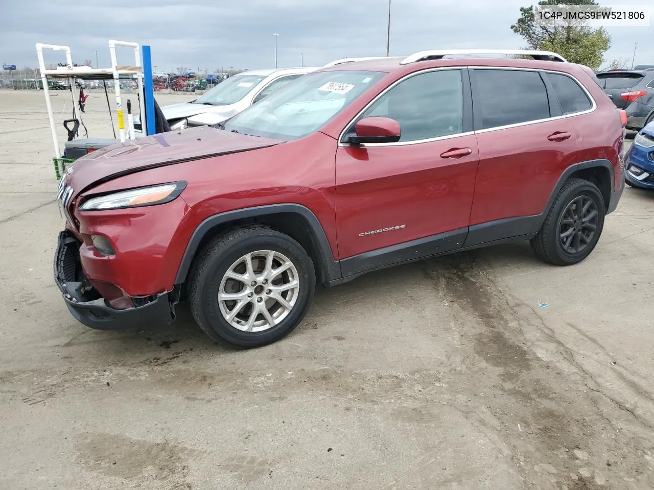 2015 Jeep Cherokee Latitude VIN: 1C4PJMCS9FW521806 Lot: 78602554