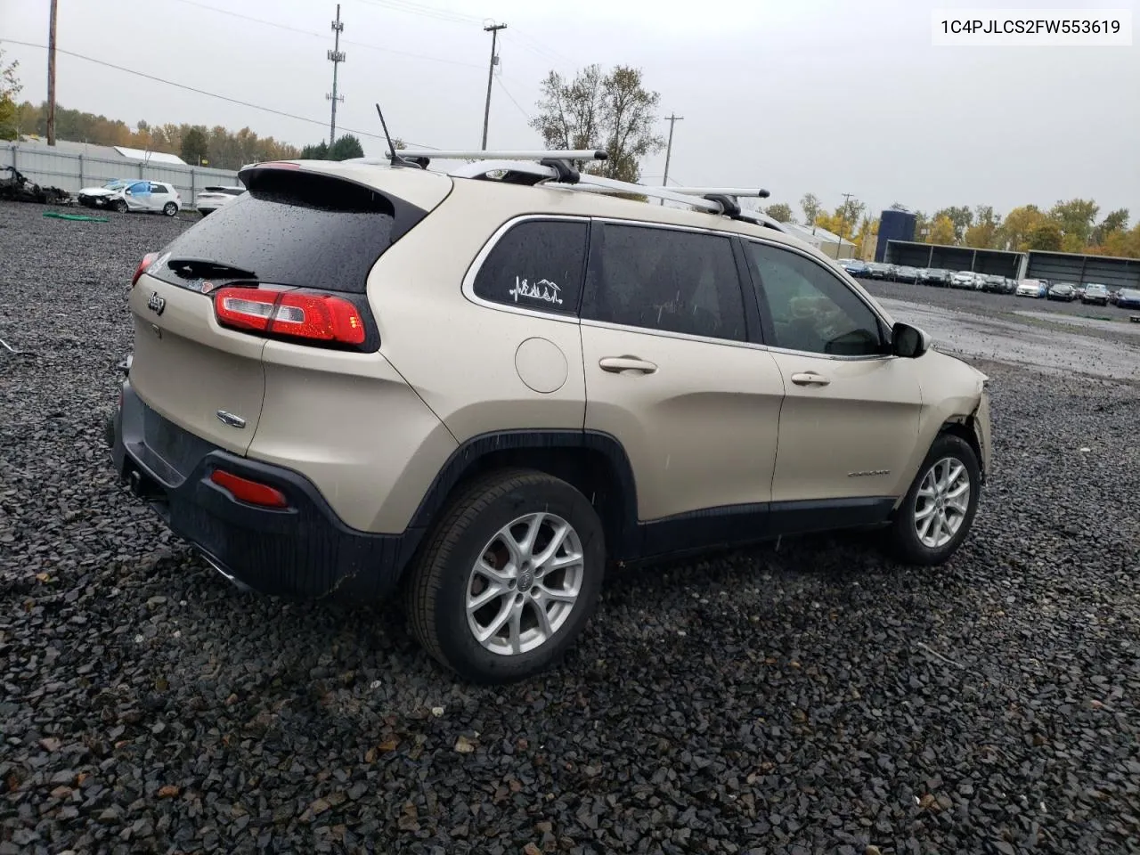 2015 Jeep Cherokee Latitude VIN: 1C4PJLCS2FW553619 Lot: 78625304