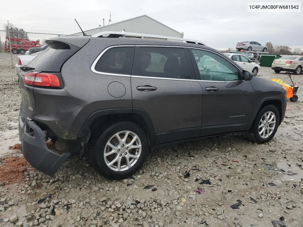 2015 Jeep Cherokee Latitude VIN: 1C4PJMCB0FW681542 Lot: 78833184