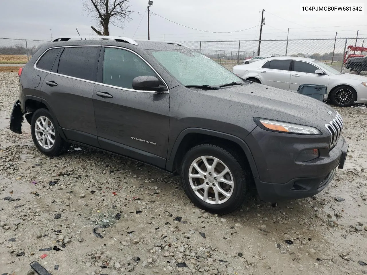 2015 Jeep Cherokee Latitude VIN: 1C4PJMCB0FW681542 Lot: 78833184