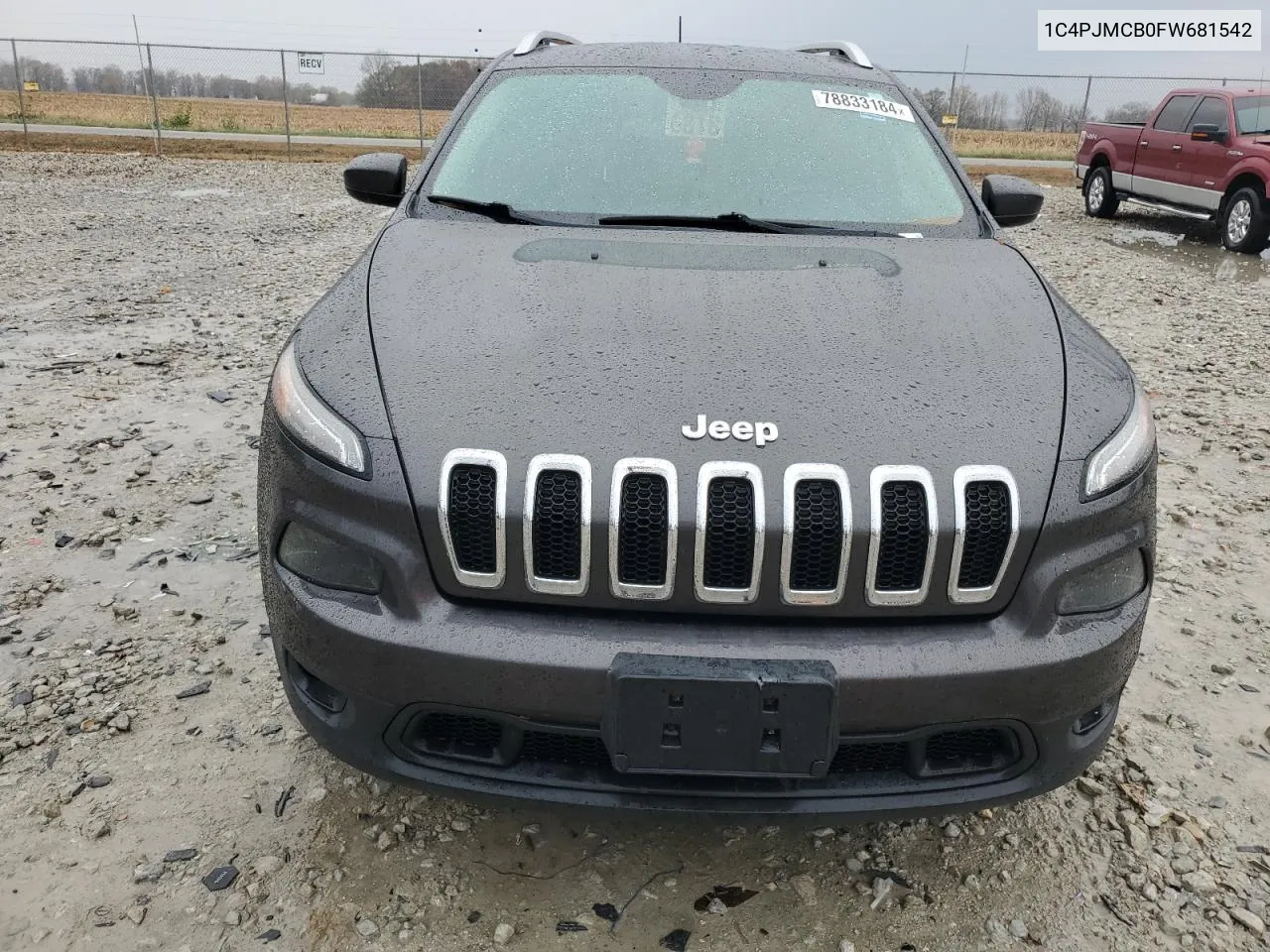 2015 Jeep Cherokee Latitude VIN: 1C4PJMCB0FW681542 Lot: 78833184