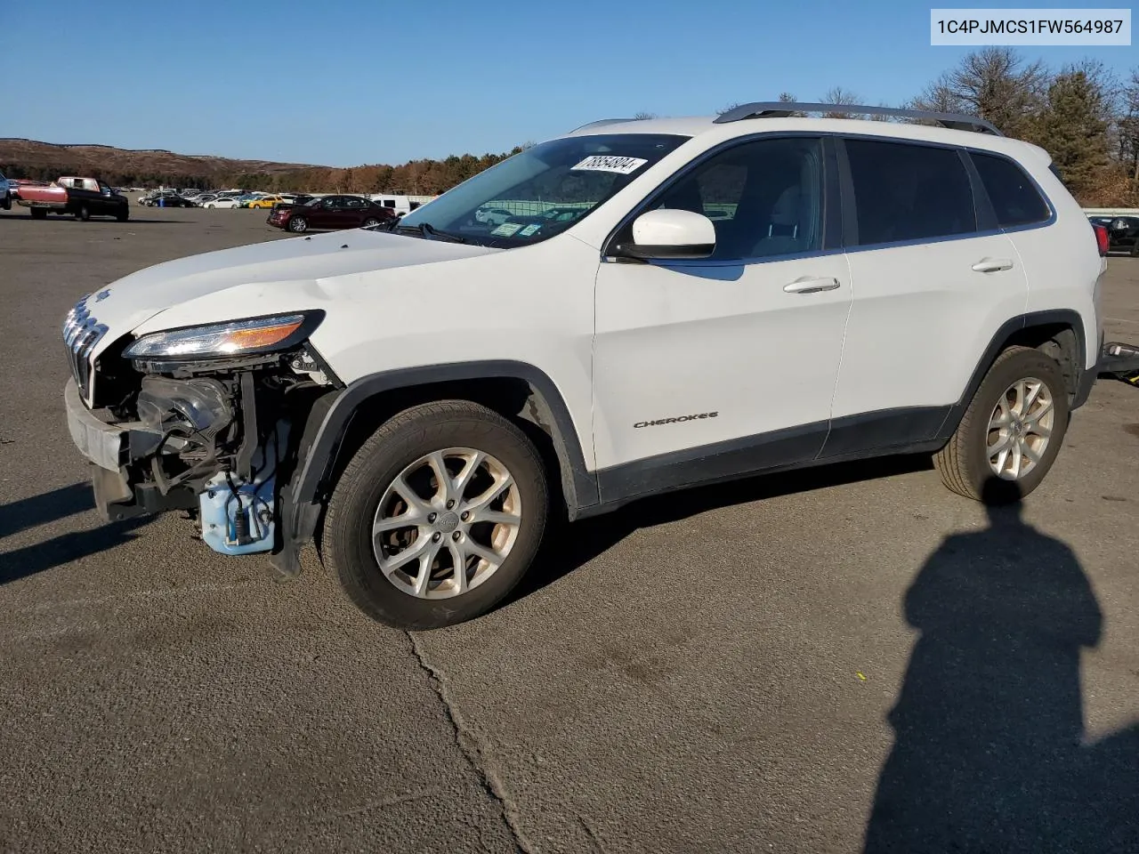 2015 Jeep Cherokee Latitude VIN: 1C4PJMCS1FW564987 Lot: 78854804