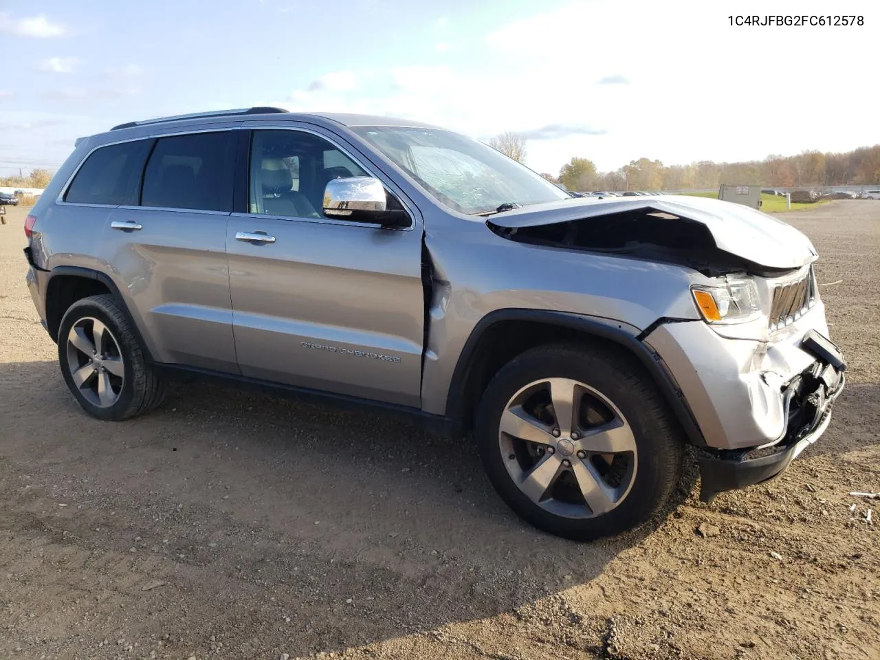 2015 Jeep Grand Cherokee Limited VIN: 1C4RJFBG2FC612578 Lot: 78862084