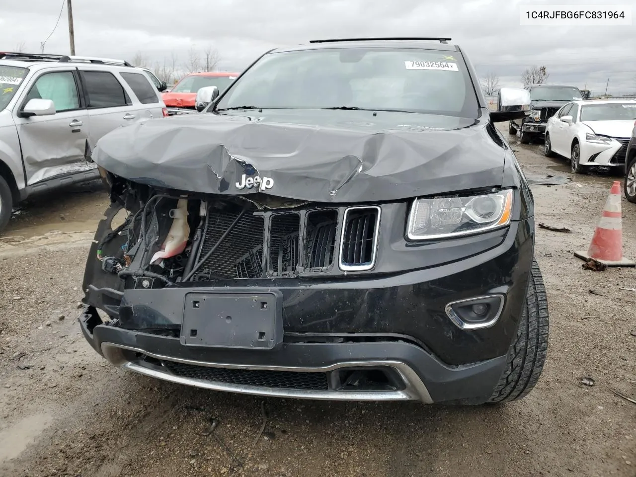 2015 Jeep Grand Cherokee Limited VIN: 1C4RJFBG6FC831964 Lot: 79032564