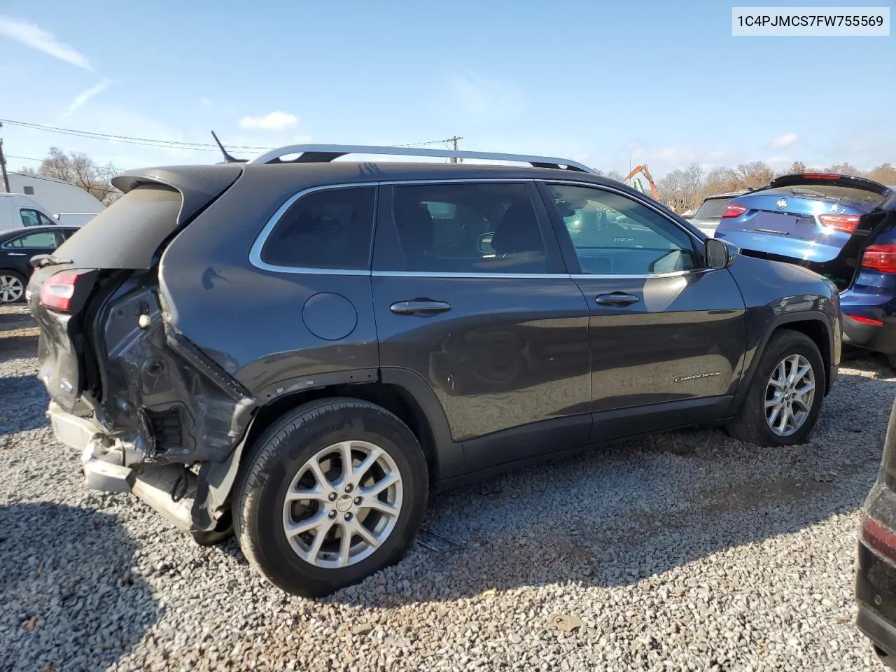 2015 Jeep Cherokee Latitude VIN: 1C4PJMCS7FW755569 Lot: 79048734